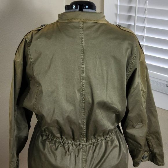 Joie NWT Olive Green Jenita Utility Jacket Size L NWT - Picture 8 of 16